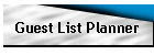 Guest List Planner